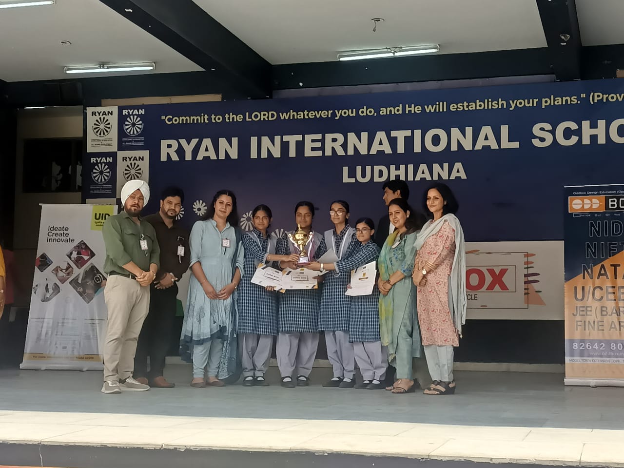Ryan International School and ODDBOX Design Ludhiana organised Junk box 2022