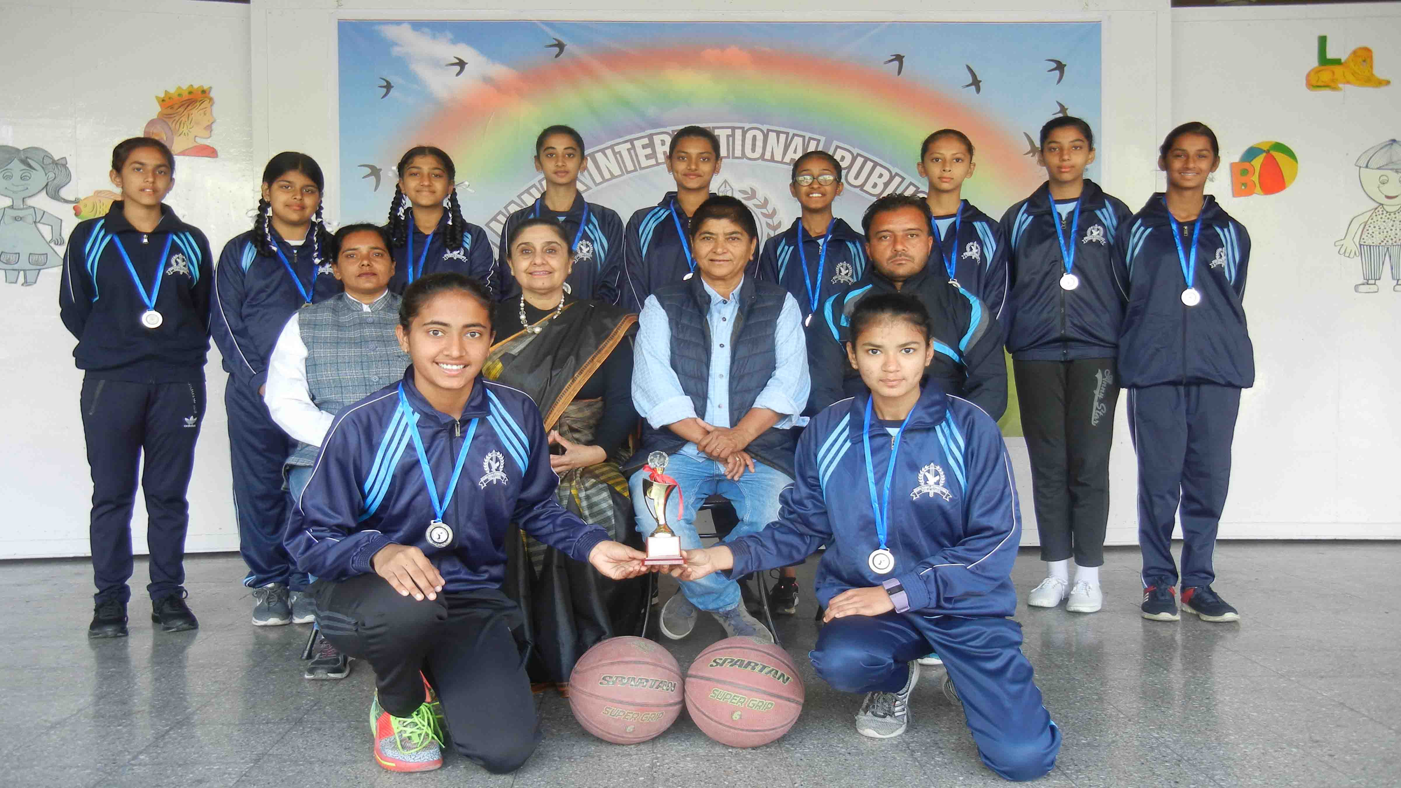 Girls win 1st Runners Up Trophy in LSSC (Central Zone) Basket Ball U-19 Tournament